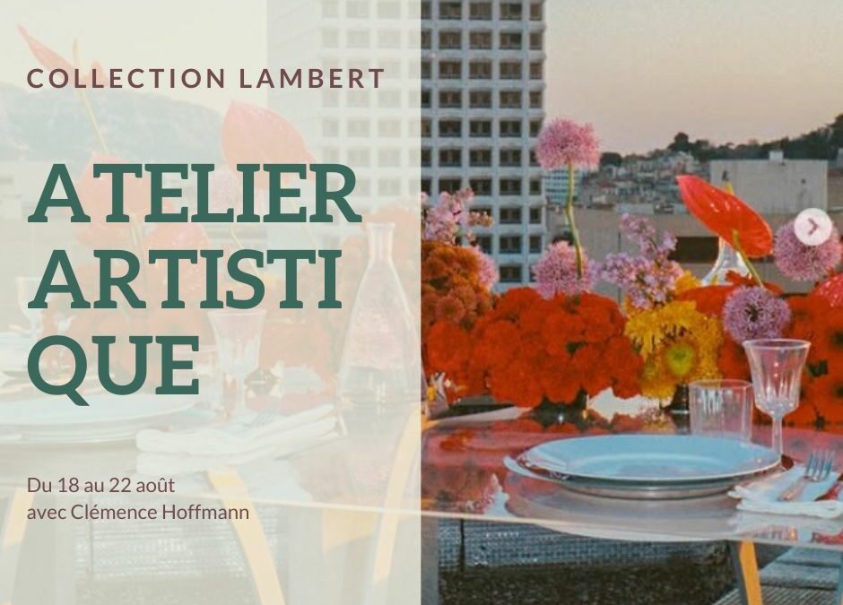 Atelier artistique à la Collection Lambert