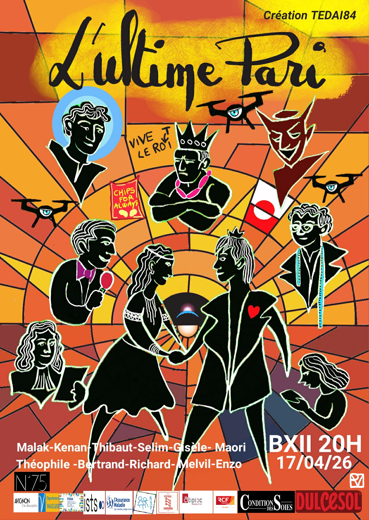 L'Ultime Pari, spectacle de l'atelier théâtre de TEDAI 84