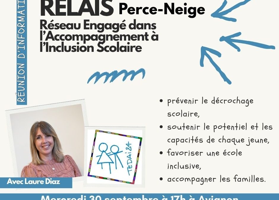 Réunion d&rsquo;information sur RELAIS Perce-Neige Vaucluse