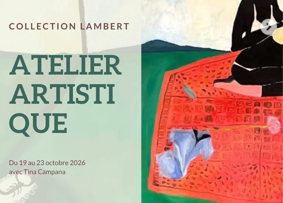 Atelier artistique gratuit vacances de Toussaint à la Collection Lambert